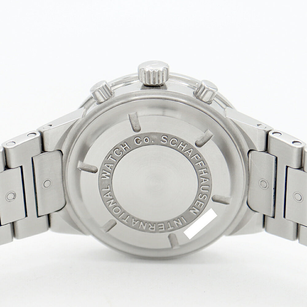 電池交換済 IWC インターナショナルウォッチカンパニー GST クロノグラフ メカニカルクォーツ IW372702 デイト 120m防水 スモールセコンド 黒 ブラック SS ステンレス メンズ クォーツ メカクォーツ【6ヶ月保証】【腕時計】【中古】