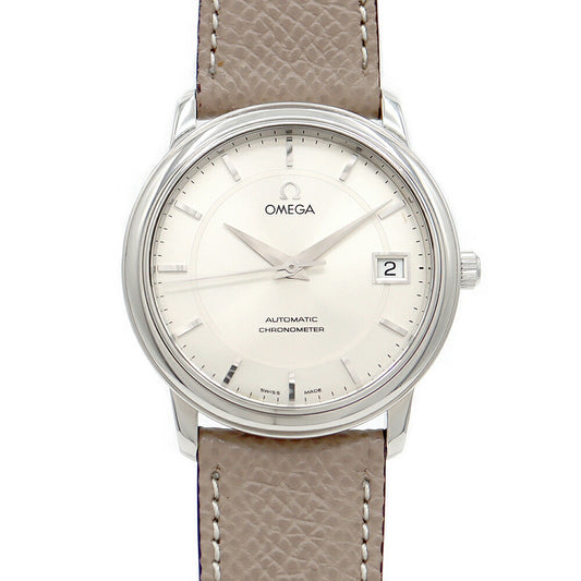 OMEGA DeVille Prestige 4800.31.01 Date Chronometer Silver SS Stainless Steel Genuine Buckle Men's Automatic Winding DeVille [6 Month Warranty] [Watch] [Used]