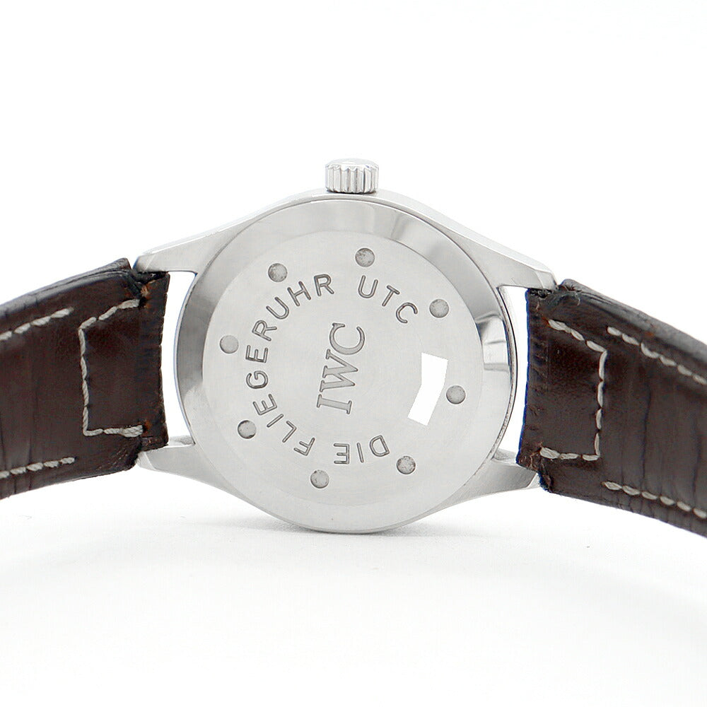 IWC インターナショナルウォッチカンパニー フリーガー UTC IW325101 デイト 黒 ブラック SS ステンレス 純正ベルト 純正尾錠 メンズ 自動巻き【6ヶ月保証】【腕時計】【中古】