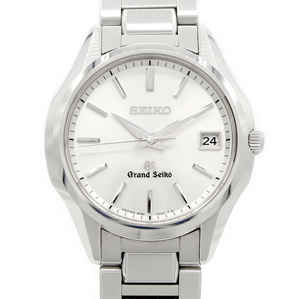 電池交換済 SEIKO セイコー グランドセイコー GS 9F82-0AD0 SBGV013 デイト シルバー SS ステンレス メンズ クォーツ【6ヶ月保証】【腕時計】【中古】