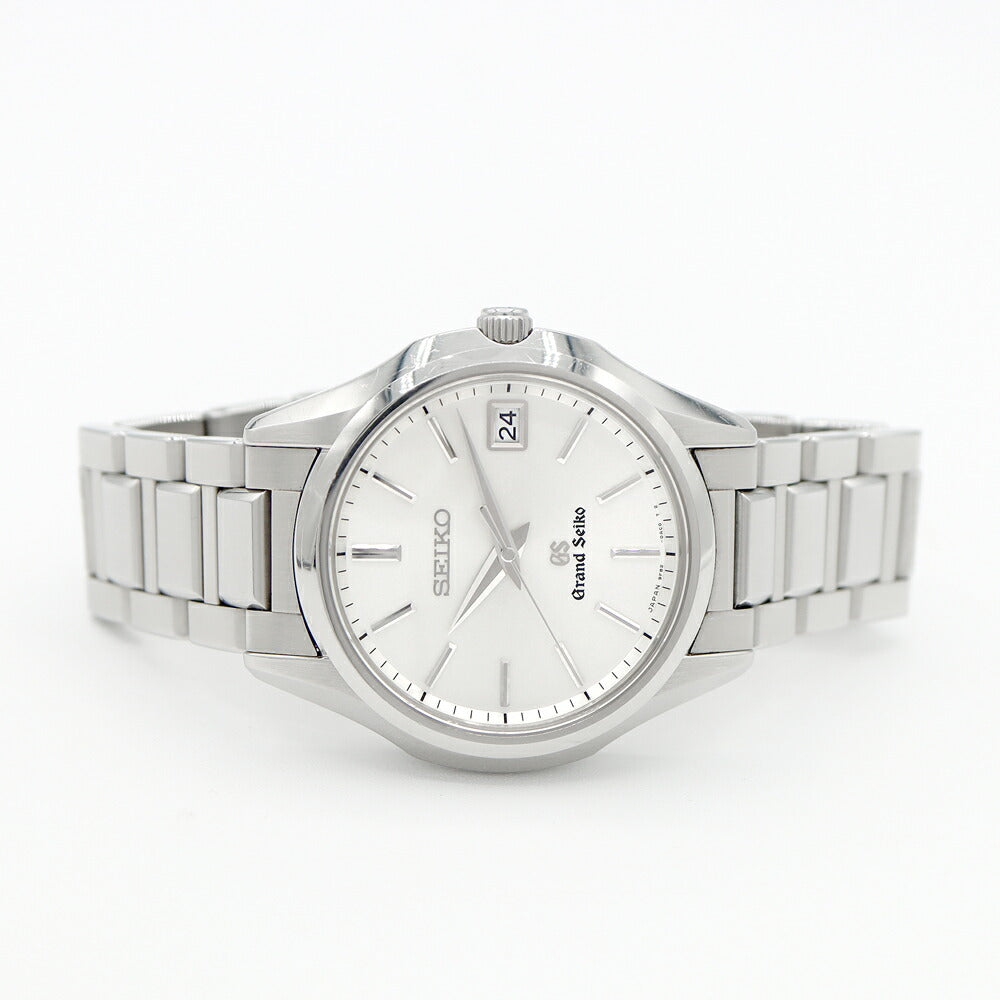 電池交換済 SEIKO セイコー グランドセイコー GS 9F82-0AD0 SBGV013 デイト シルバー SS ステンレス メンズ クォーツ【6ヶ月保証】【腕時計】【中古】