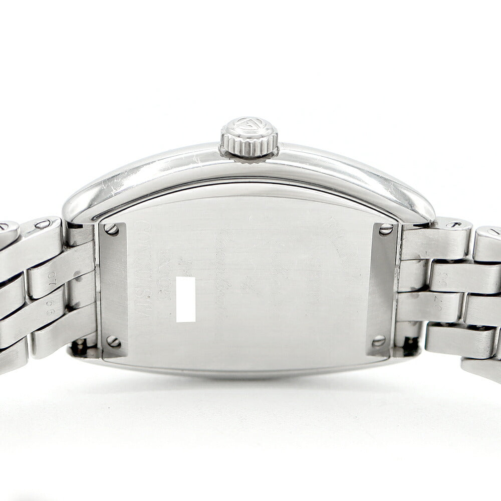FRANCK MULLER フランクミュラー コンキスタドール 8005L デイト 黒 ブラック SS ステンレス レディース 自動巻き【6ヶ月保証】【中古】【腕時計】