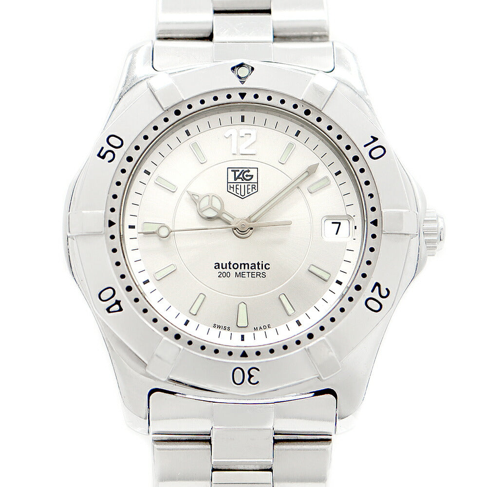 TAG Heuer タグホイヤー クラシック 2000シリーズ WK2116 BA0311 デイト 200m防水 シルバー SS ステンレス メンズ 自動巻き【6ヶ月保証】【腕時計】【中古】
