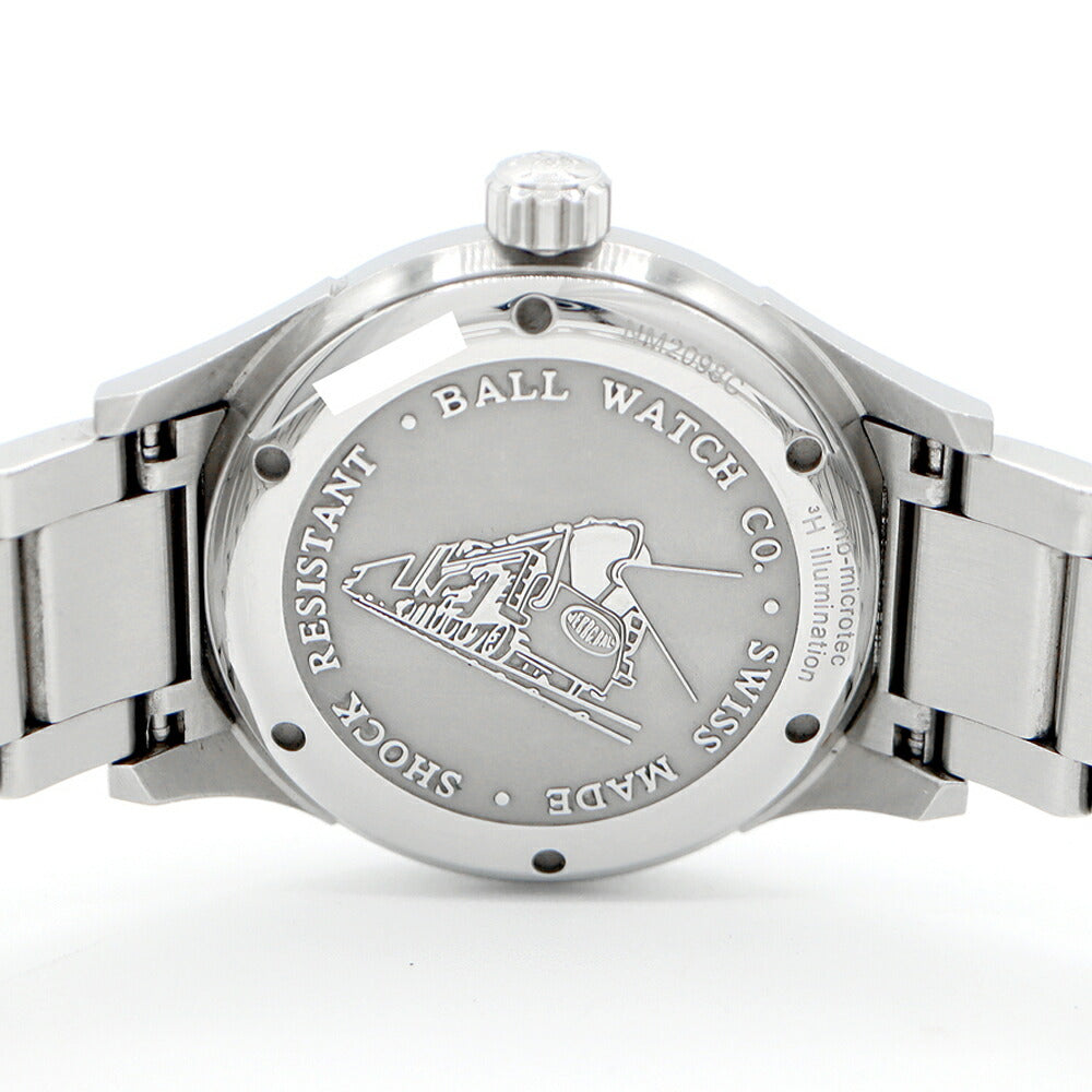 BALL ボール ウォッチ ファイヤーマン クラシック 40mm NM2098C-SJ-BK デイト 100m防水 黒 ブラック SS ステンレス メンズ 自動巻き【6ヶ月保証】【腕時計】【中古】