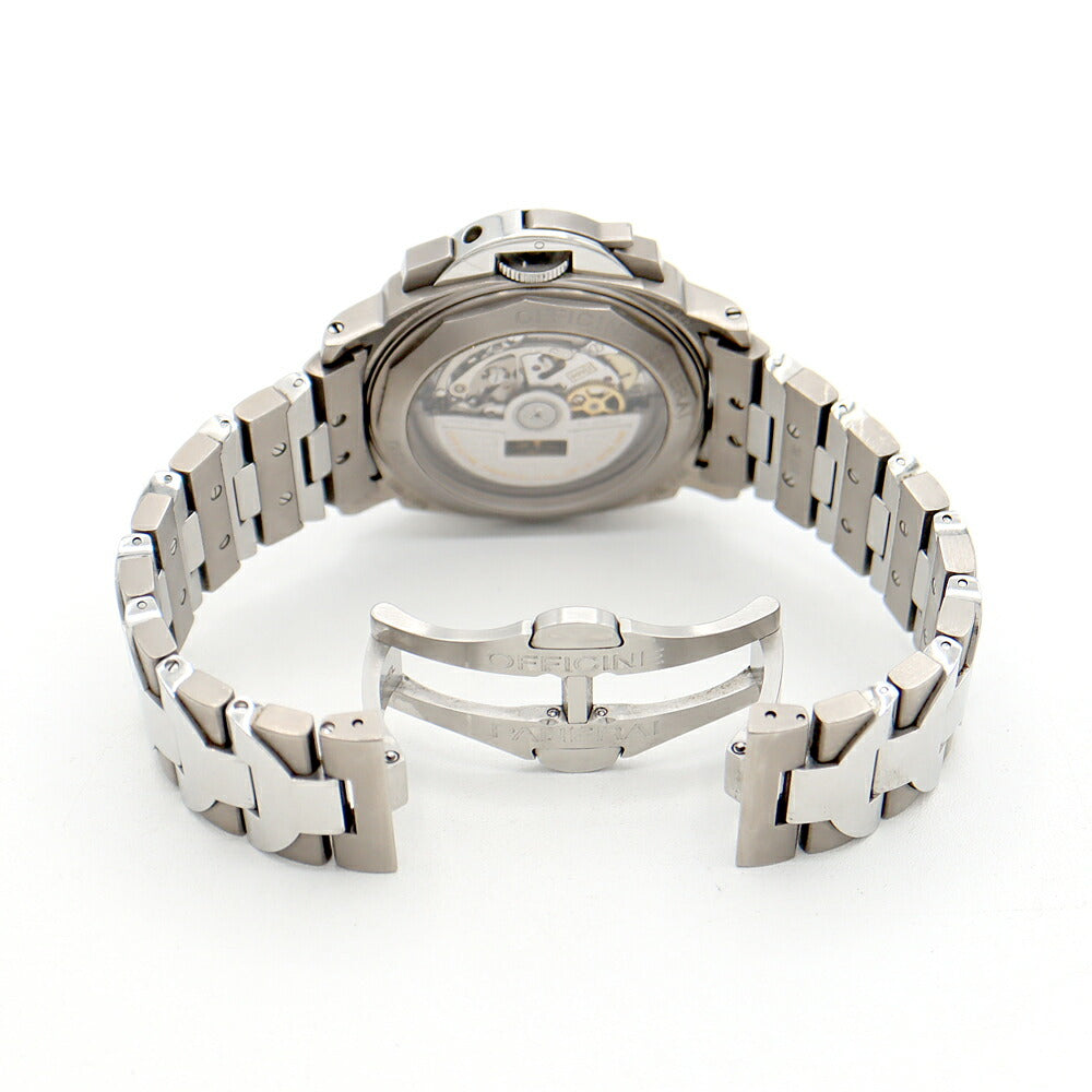 PANERAI パネライ LUMINOR ルミノール クロノグラフ PAM00072 C番 200m防水 裏スケ スモールセコンド 黒 ブラック SS ステンレス Ti チタン メンズ 自動巻き【6ヶ月保証】【腕時計】【中古】