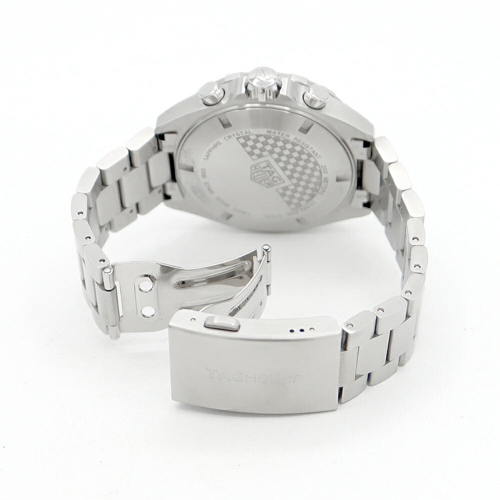 電池交換済 TAG Heuer タグホイヤー フォーミュラ1 クロノグラフ CAZ101Y BA0842 200m防水 デイト スモールセコンド 黒 ブラック SS ステンレス メンズ クォーツ フォーミュラー1【6ヶ月保証】【腕時計】【中古】