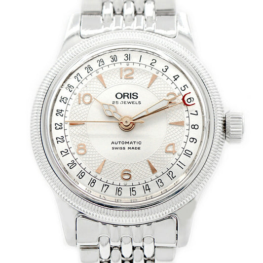 ORIS Big Crown Pointer Date 7463B Date 30m Water Resistant Back Slotted Silver SS Stainless Steel Men's Automatic Winding [6 Month Warranty] [Watch] [Used]
