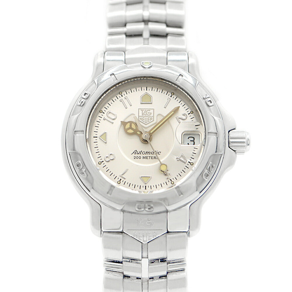 TAG Heuer タグホイヤー プロフェッショナル 6000シリーズ WH2311-2 デイト 200m防水 シルバー SS ステンレス レディース 自動巻き【6ヶ月保証】【腕時計】【中古】