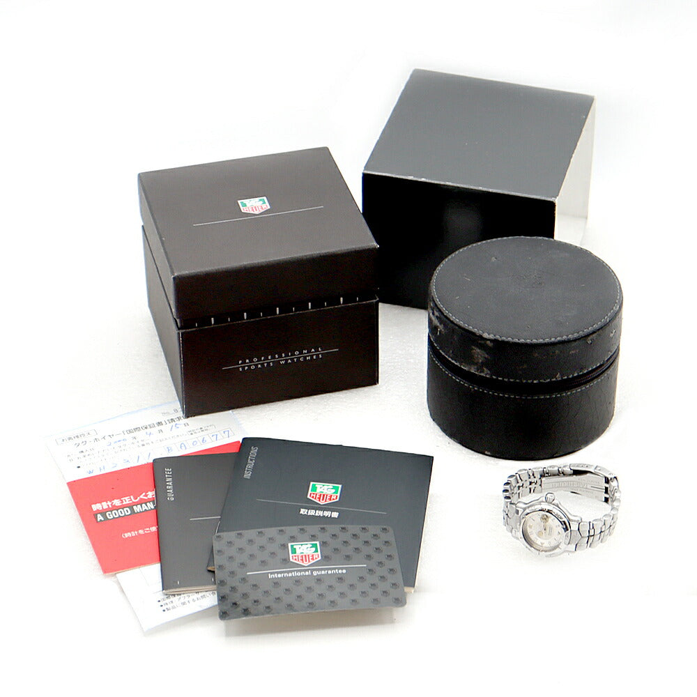 TAG Heuer タグホイヤー プロフェッショナル 6000シリーズ WH2311-2 デイト 200m防水 シルバー SS ステンレス レディース 自動巻き【6ヶ月保証】【腕時計】【中古】