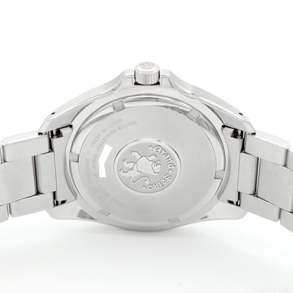 電池交換済 SEIKO セイコー GS グランドセイコー 9F62-0AG0 デイト 100m防水 青 ブルー SS ステンレス メンズ クォーツ【6ヶ月保証】【腕時計】【中古】