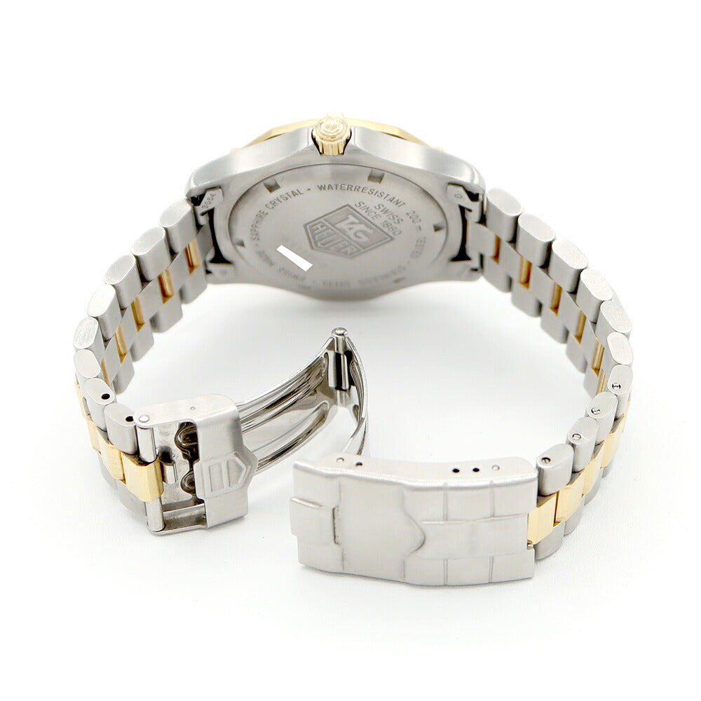 電池交換済 TAG Heuer タグホイヤー プロフェッショナル 2000 クラシック WK1120 デイト 200m防水 シルバー SS ステンレス YGP イエローゴールド コンビ メンズ クォーツ【6ヶ月保証】【腕時計】【中古】