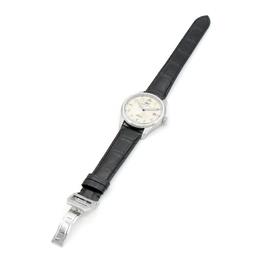 内部点検済 IWC インターナショナルウォッチカンパニー スピットファイア マークXV IW325313 デイト シルバー SS ステンレス 純正尾錠 メンズ 自動巻き スピットファイヤ マーク15【6ヶ月保証】【腕時計】【中古】