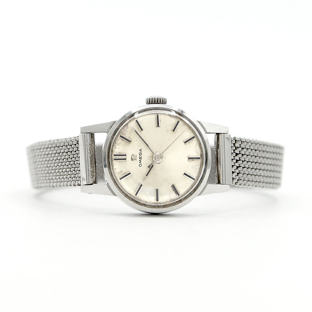 OMEGA オメガ 2843 61 Cal.252 17石 シルバー SS ステンレス レディース 手巻き アンティーク ヴィンテージ【腕時計】【中古】