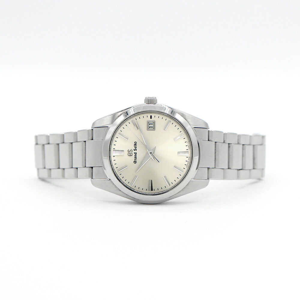 電池交換済 SEIKO セイコー GS グランドセイコー ヘリテージコレクション 9F62-0AB0 デイト 100m防水 シルバー SS ステンレス メンズ クォーツ【6ヶ月保証】【腕時計】【中古】