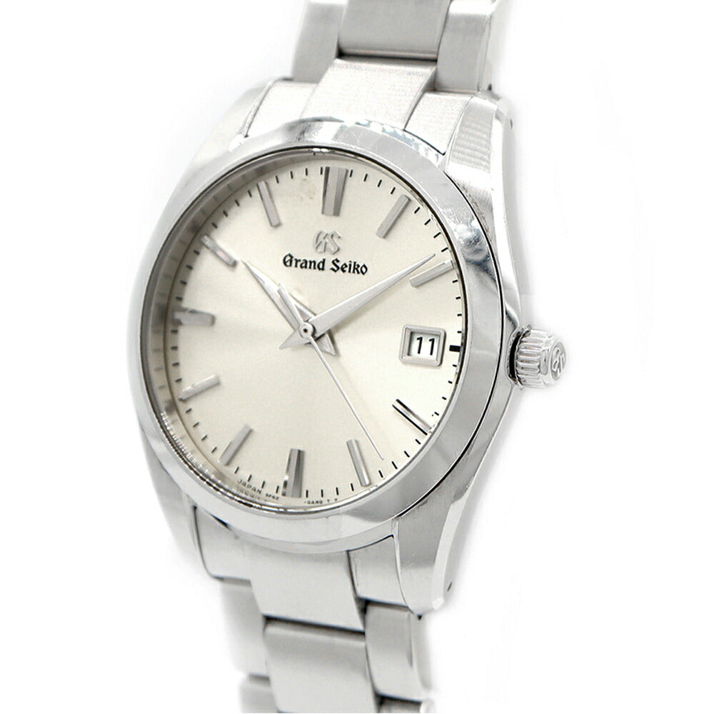 電池交換済 SEIKO セイコー GS グランドセイコー ヘリテージコレクション 9F62-0AB0 デイト 100m防水 シルバー SS ステンレス メンズ クォーツ【6ヶ月保証】【腕時計】【中古】