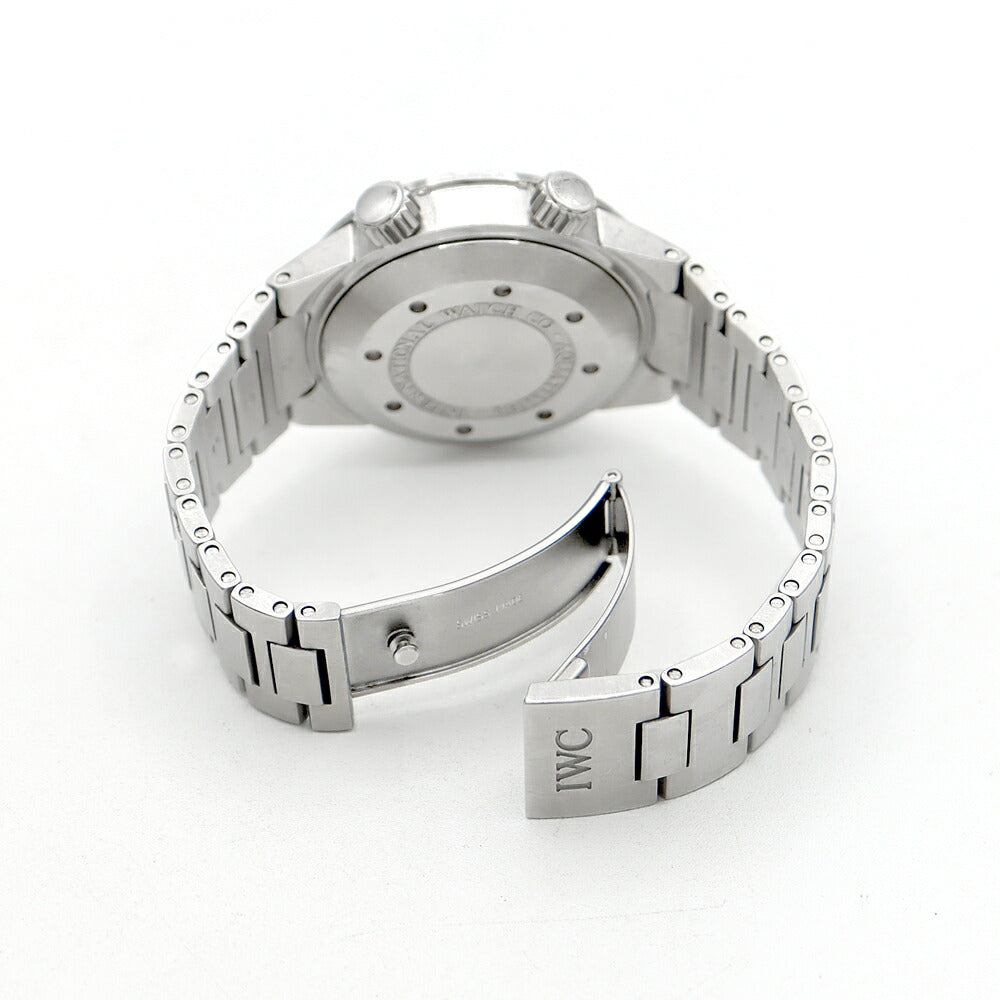 IWC インターナショナルウォッチカンパニー アクアタイマー IW354805 デイト 1000m防水 黒 ブラック SS ステンレス メンズ 自動巻き【6ヶ月保証】【腕時計】【中古】