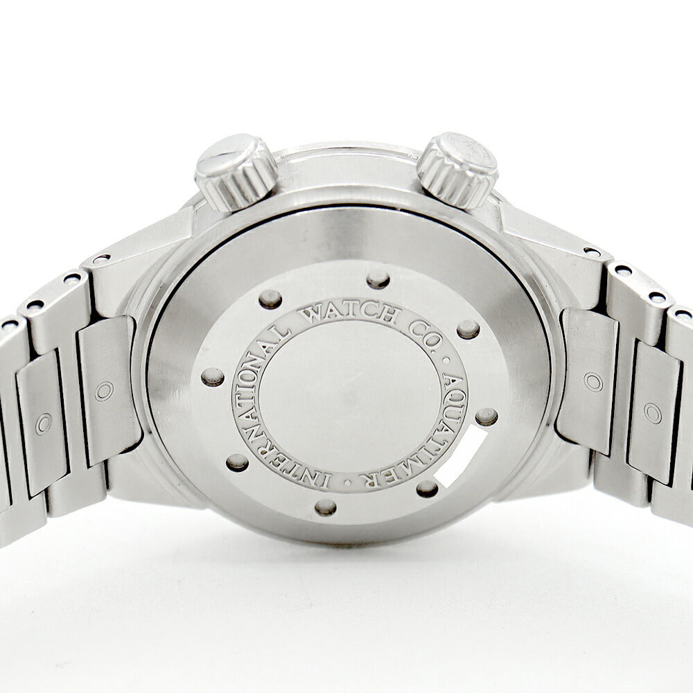 IWC インターナショナルウォッチカンパニー アクアタイマー IW354805 デイト 1000m防水 黒 ブラック SS ステンレス メンズ 自動巻き【6ヶ月保証】【腕時計】【中古】