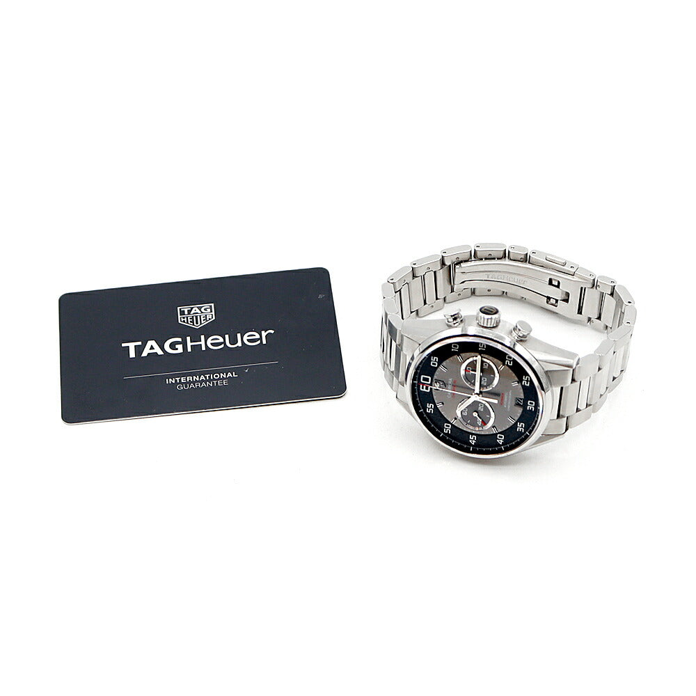 TAG Heuer TAG Heuer Carrera Caliber 36 Chronograph Flyback CAR2B10 BA0799 Date Back Skelton 100m Water Resistant Black Black Gray SS Stainless Steel Men's Automatic Winding [6 Month Warranty] [Watch] [Used]