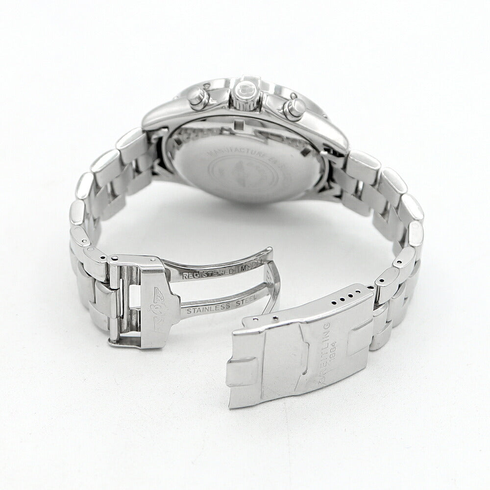 BREITLING ブライトリング コルト クロノグラフ A13035 デイト 100m防水 白 ホワイト SS ステンレス メンズ 自動巻き【6ヶ月保証】【腕時計】【中古】