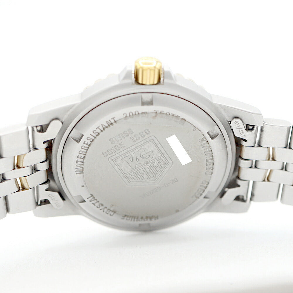 電池交換済 TAG Heuer タグホイヤー プロフェッショナル 200 WD1223-G-20 200m防水 デイト 青 ブルー SS ステンレス YGP イエローゴールド コンビ メンズ クォーツ【6ヶ月保証】【腕時計】【中古】