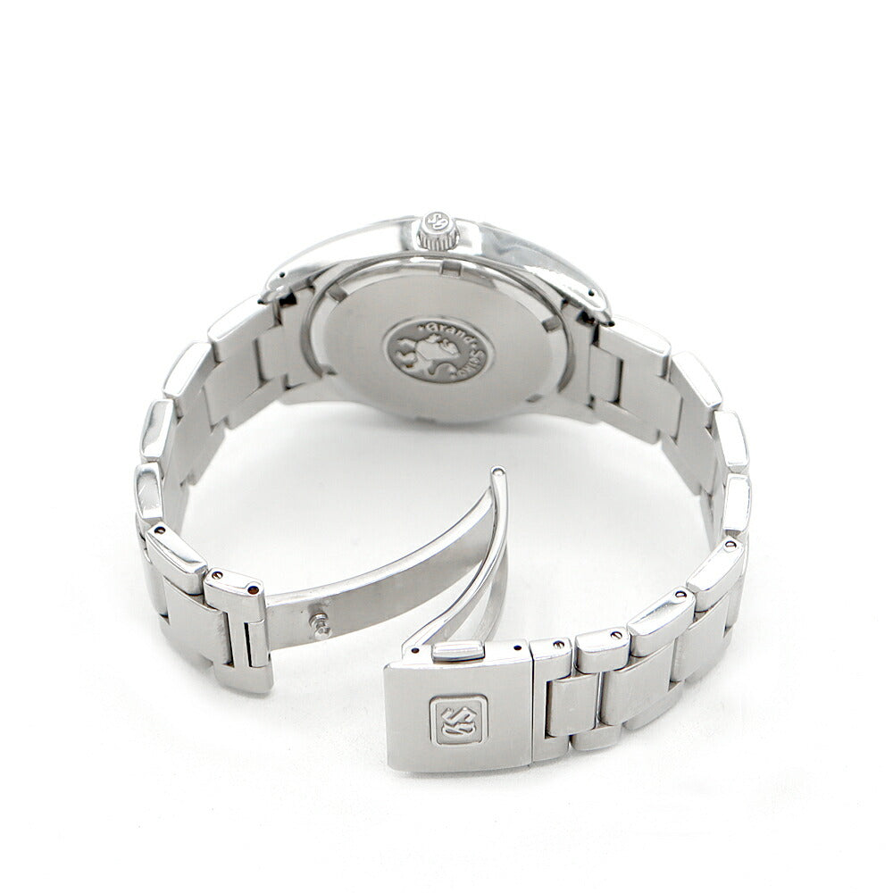 電池交換済 SEIKO セイコー グランドセイコー GS 9F62-0AB0 SBGX059 デイト 100m防水 ホワイト SS ステンレス メンズ クォーツ【6ヶ月保証】【腕時計】【中古】