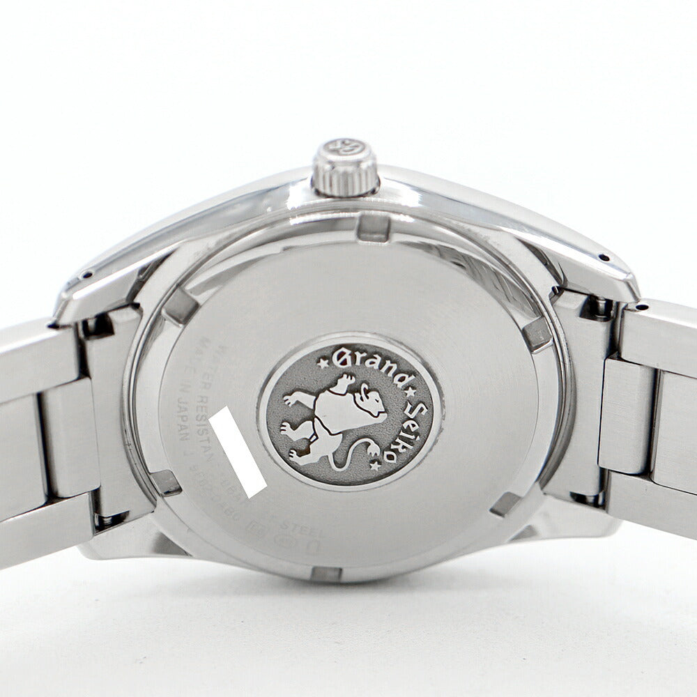 電池交換済 SEIKO セイコー グランドセイコー GS 9F62-0AB0 SBGX059 デイト 100m防水 ホワイト SS ステンレス メンズ クォーツ【6ヶ月保証】【腕時計】【中古】