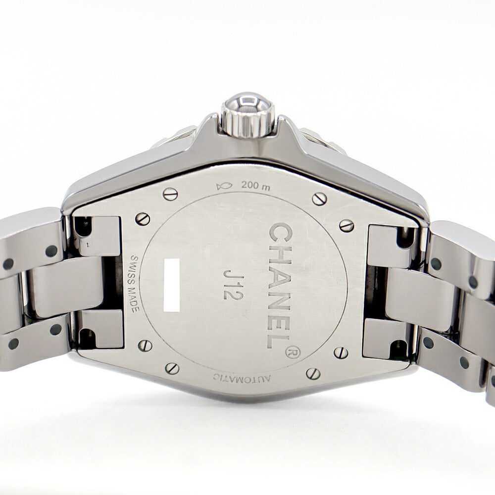 内部点検済 CHANEL シャネル J12 クロマティック 38mm H2979 デイト グレー チタンセラミック SS ステンレス メンズ 自動巻き 【6ヶ月保証】【腕時計】【中古】