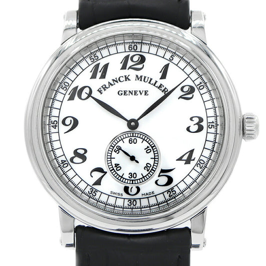 Internally inspected FRANCK MULLER Round Vintage 7421 B S6 VIN Back Skelton Small Second White SS Stainless Steel Genuine Buckle Men's Manual Winding [6 Month Warranty] [Used] [Watch]