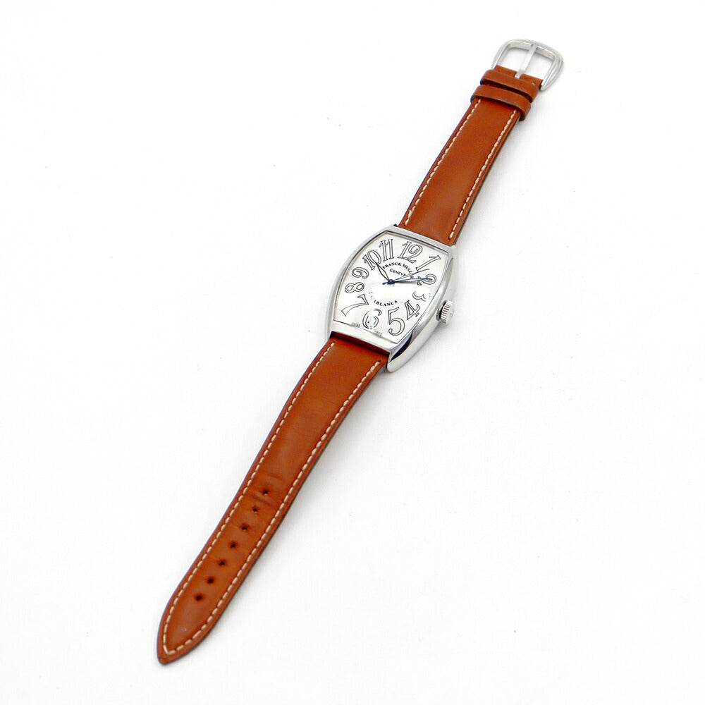 FRANCK MULLER Casablanca 6850MC White SS Stainless Steel Genuine Belt Genuine Buckle Men's Automatic Winding [6 Month Warranty] [Used] [Watch]