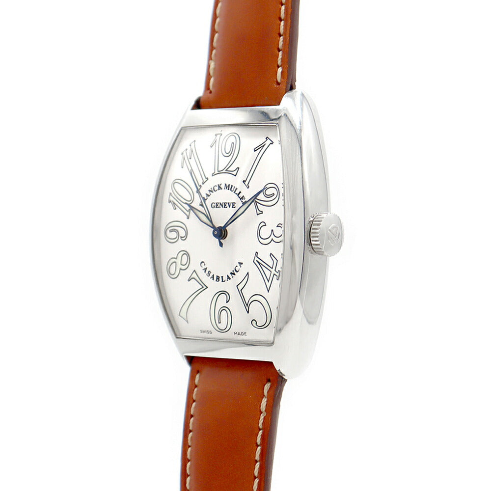 FRANCK MULLER Casablanca 6850MC White SS Stainless Steel Genuine Belt Genuine Buckle Men's Automatic Winding [6 Month Warranty] [Used] [Watch]