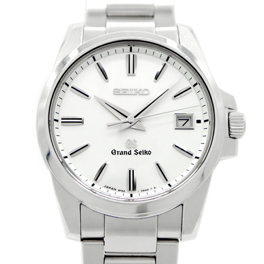 電池交換済 SEIKO セイコー グランドセイコー GS 9F62-0AA1 SBGX053 100m防水 デイト シルバー SS ステンレス メンズ クォーツ【6ヶ月保証】【腕時計】【中古】
