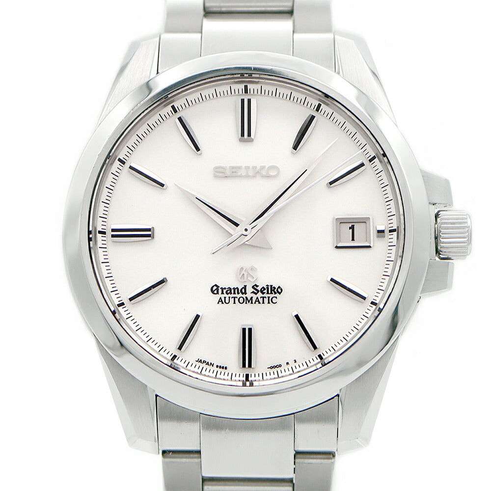 SEIKO セイコー グランドセイコー GS 9Sメカニカル 9S65-00C0 デイト 100m防水 裏スケ 白 ホワイト SS ステンレス メンズ 自動巻き【6ヶ月保証】【腕時計】【中古】