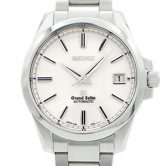 SEIKO セイコー グランドセイコー GS 9Sメカニカル 9S65-00C0 デイト 100m防水 裏スケ 白 ホワイト SS ステンレス メンズ 自動巻き【6ヶ月保証】【腕時計】【中古】