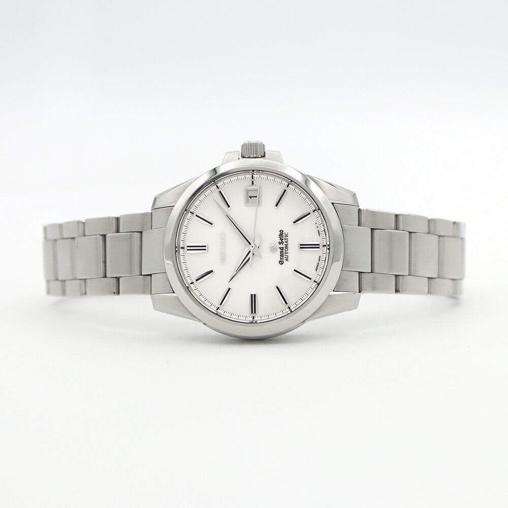 SEIKO セイコー グランドセイコー GS 9Sメカニカル 9S65-00C0 デイト 100m防水 裏スケ 白 ホワイト SS ステンレス メンズ 自動巻き【6ヶ月保証】【腕時計】【中古】