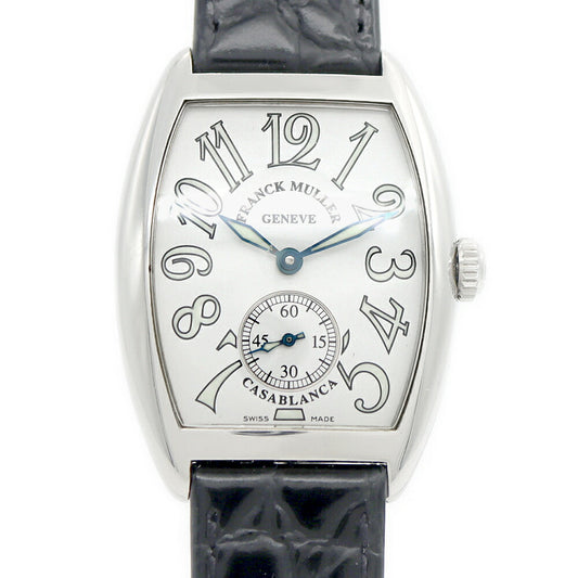 FRANCK MULLER Casablanca 7502 S6 White SS Stainless Steel Men Women Boys Manual Winding [6 Month Warranty] [Used] [Watch]