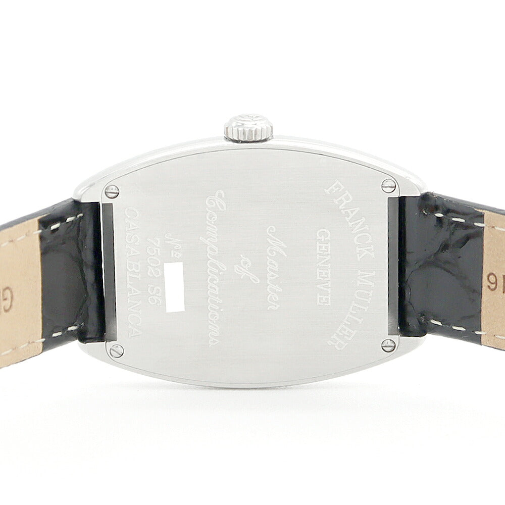 FRANCK MULLER Casablanca 7502 S6 White SS Stainless Steel Men Women Boys Manual Winding [6 Month Warranty] [Used] [Watch]