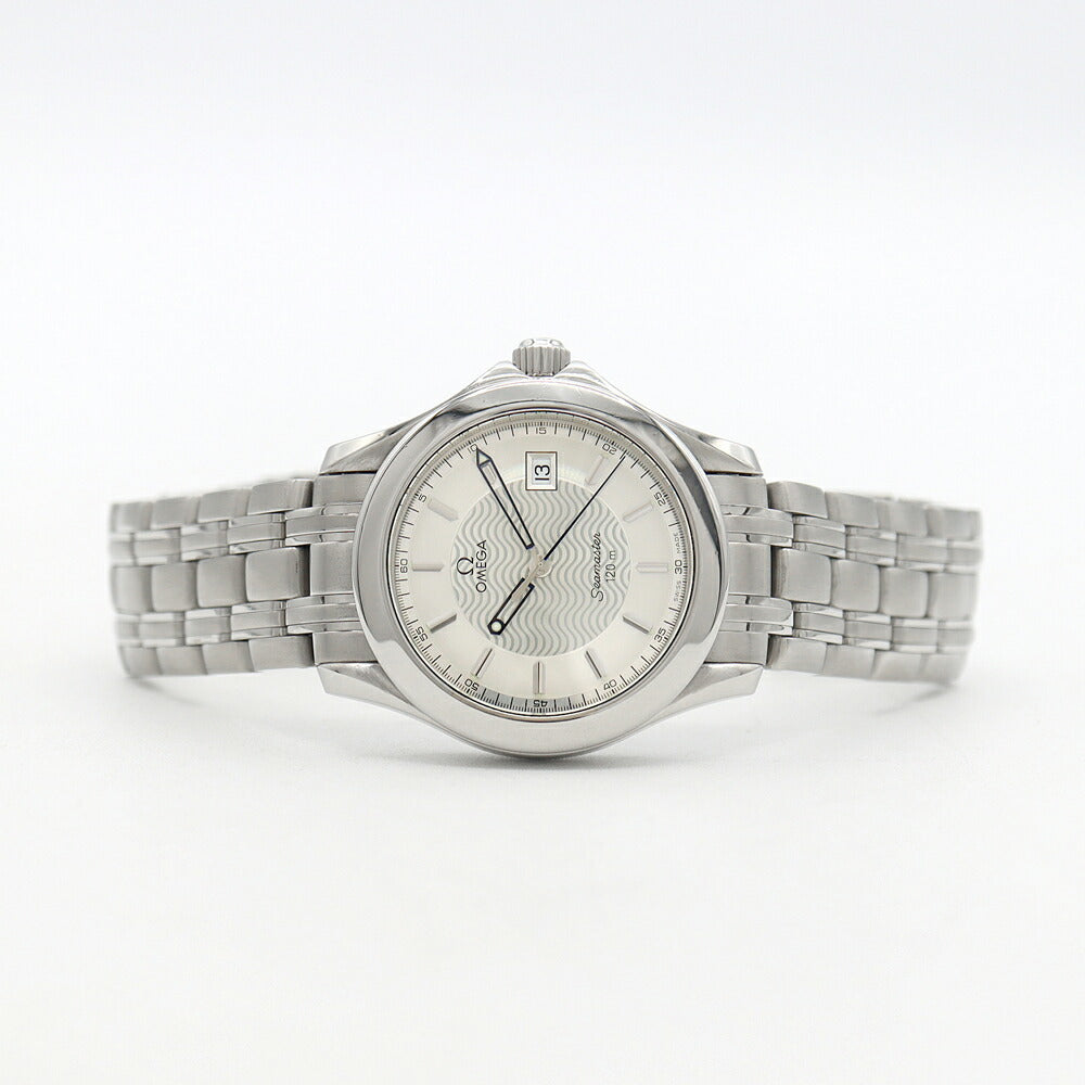 電池交換済 OMEGA オメガ シーマスター 120 2511.31 120m防水 デイト シルバー SS ステンレス メンズ クォーツ【6ヶ月保証】【腕時計】【中古】