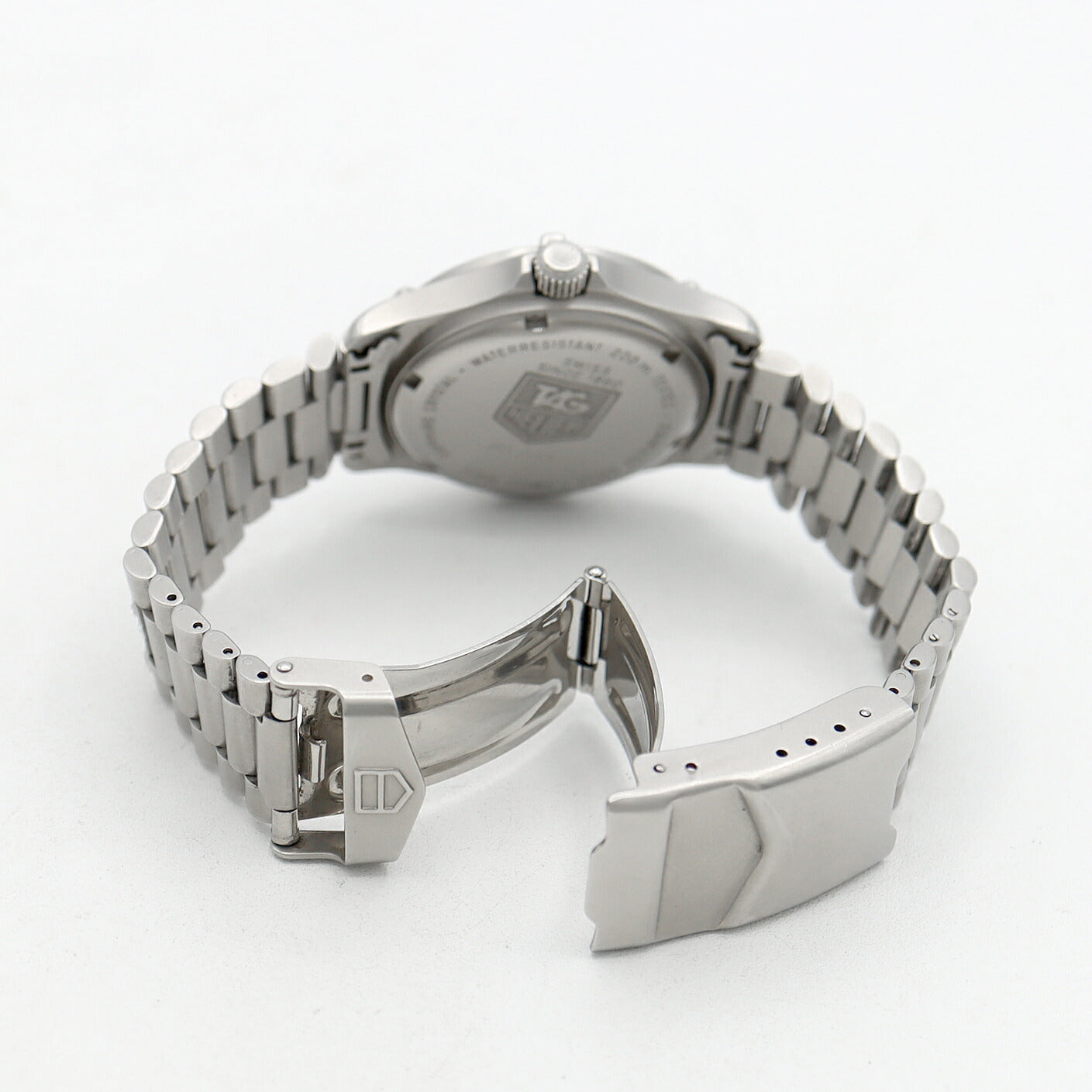 電池交換済 TAG Heuer タグホイヤー 2000シリーズ プロフェッショナル 962.213R 200m防水 デイト グレー SS ステンレス メンズ【6ヶ月保証】【腕時計】【中古】