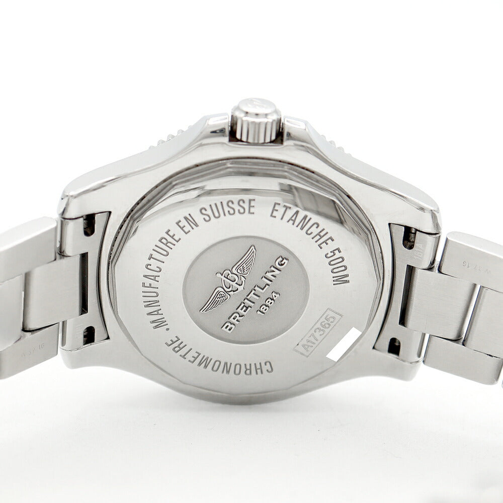 BREITLING ブライトリング スーパーオーシャンII 42 A17365 500m防水 クロノメーター デイト 青 ブルー SS ステンレス メンズ 自動巻き【6ヶ月保証】【腕時計】【中古】