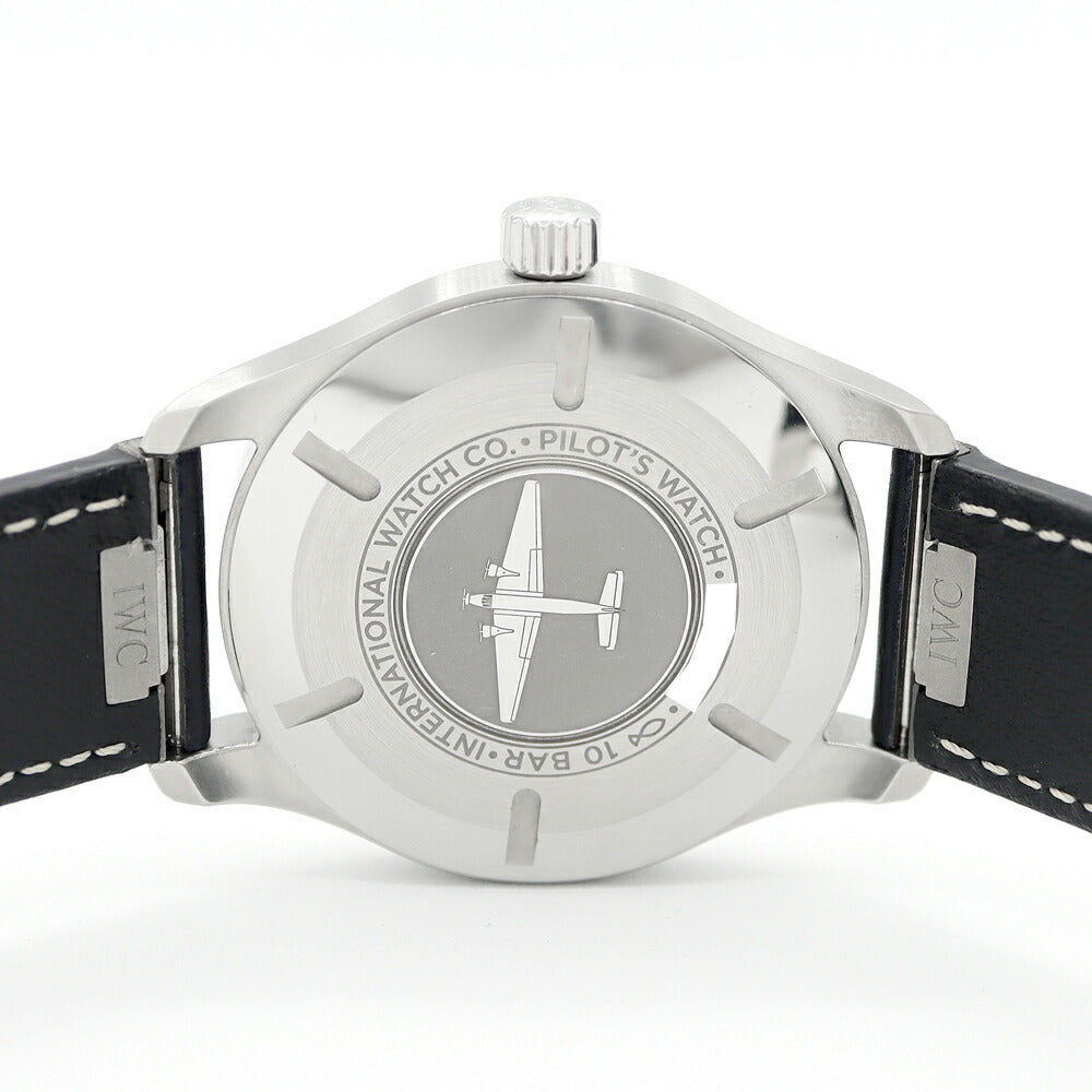 IWC インターナショナルウォッチカンパニー パイロットウォッチ マークXX IW328203 100m防水 デイト 青 ブルー SS ステンレス 純正ベルト 純正尾錠 メンズ 自動巻き マーク20【6ヶ月保証】【腕時計】【中古】