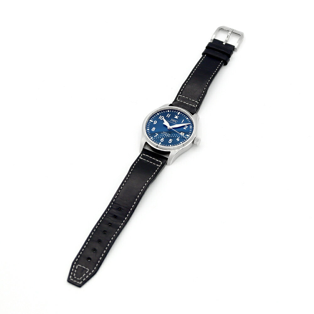 IWC インターナショナルウォッチカンパニー パイロットウォッチ マークXX IW328203 100m防水 デイト 青 ブルー SS ステンレス 純正ベルト 純正尾錠 メンズ 自動巻き マーク20【6ヶ月保証】【腕時計】【中古】