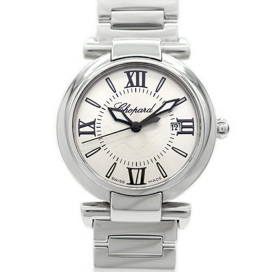 Battery replaced Chopard Imperiale 388541-3002 8541 Date Silver SS Stainless Steel Ladies Quartz [6 Month Warranty] [Watch] [Used]