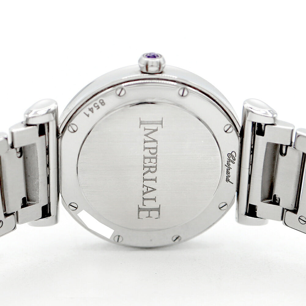 電池交換済 Chopard ショパール インペリアーレ 388541-3002 8541 デイト シルバー SS ステンレス レディース クォーツ【6ヶ月保証】【腕時計】【中古】