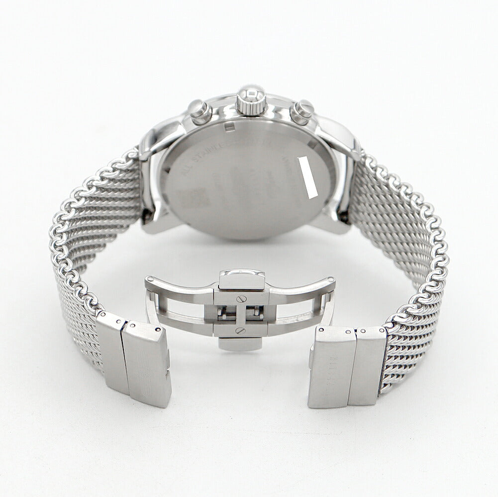 電池交換済 ZEPPELIN ツェッペリン 8680M-6 100周年記念モデル 日本限定 クロノグラフ デイト 50m防水 グレー SS ステンレス メンズ クォーツ【6ヶ月保証】【腕時計】【中古】