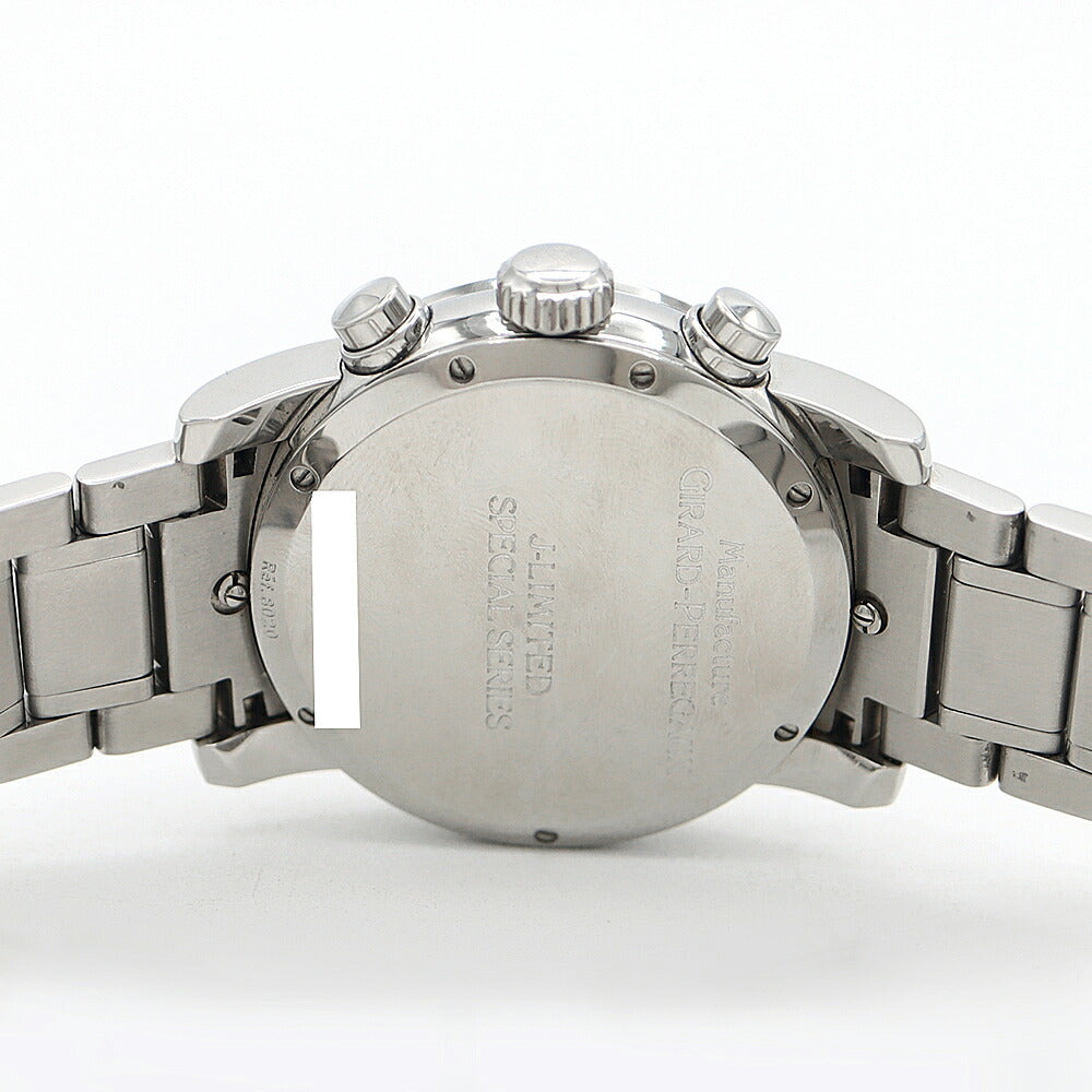 GIRARD PERREGAUX ジラールペルゴ リミテッドスペシャルシリーズ クロノグラフ 日本限定150本 80200 デイト 黒 ブラック SS ステンレス メンズ 自動巻き GP【6ヶ月保証】【腕時計】【中古】