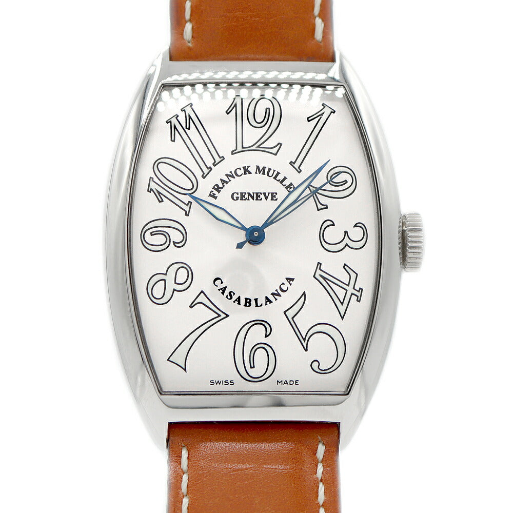 FRANCK MULLER Casablanca 6850MC White SS Stainless Steel Genuine Belt Genuine Buckle Men's Automatic Winding [6 Month Warranty] [Used] [Watch]