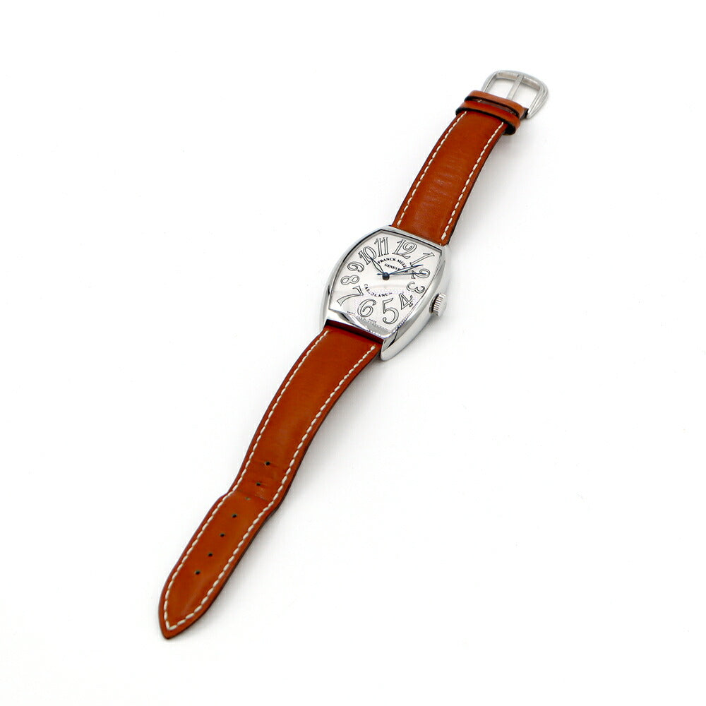 FRANCK MULLER Casablanca 6850MC White SS Stainless Steel Genuine Belt Genuine Buckle Men's Automatic Winding [6 Month Warranty] [Used] [Watch]