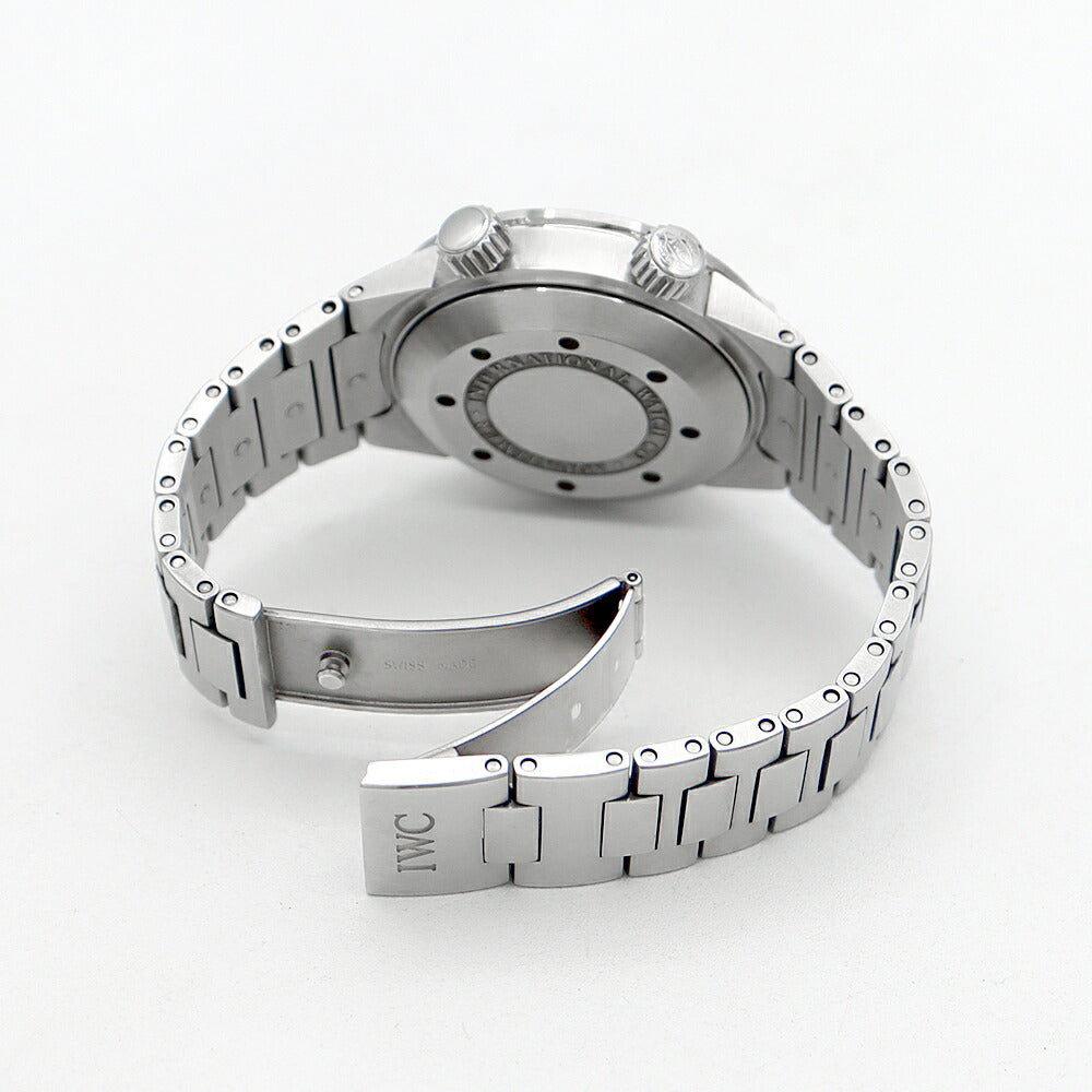 IWC インターナショナルウォッチカンパニー アクアタイマー IW354805 デイト 1000m防水 黒 ブラック SS ステンレス メンズ 自動巻き【6ヶ月保証】【腕時計】【中古】