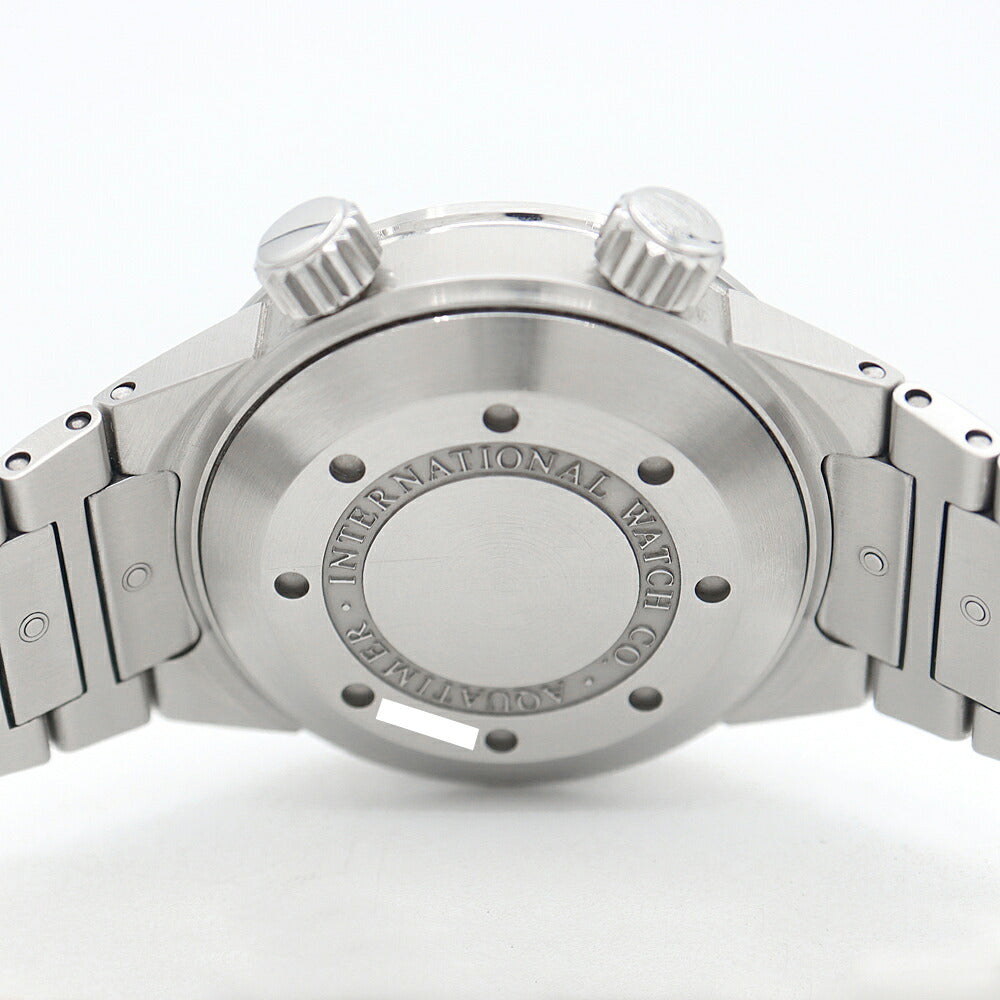 IWC インターナショナルウォッチカンパニー アクアタイマー IW354805 デイト 1000m防水 黒 ブラック SS ステンレス メンズ 自動巻き【6ヶ月保証】【腕時計】【中古】