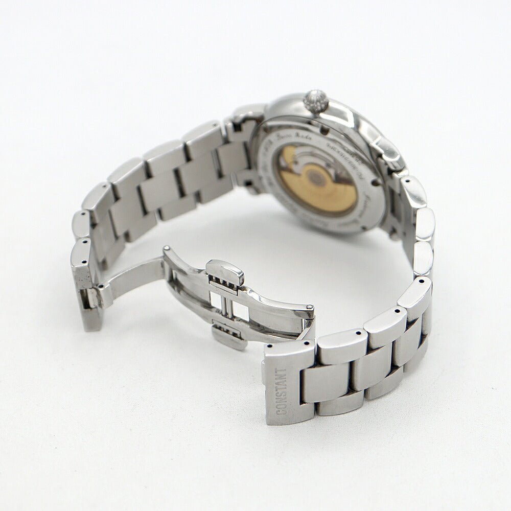 FREDERIQUE CONSTANT フレデリックコンスタント クラシック ハートビート FC-303/315X3P6 315MS3P6B オープンハート デイト 裏スケ シルバー SS ステンレス メンズ 自動巻き【6ヶ月保証】【腕時計】【中古】